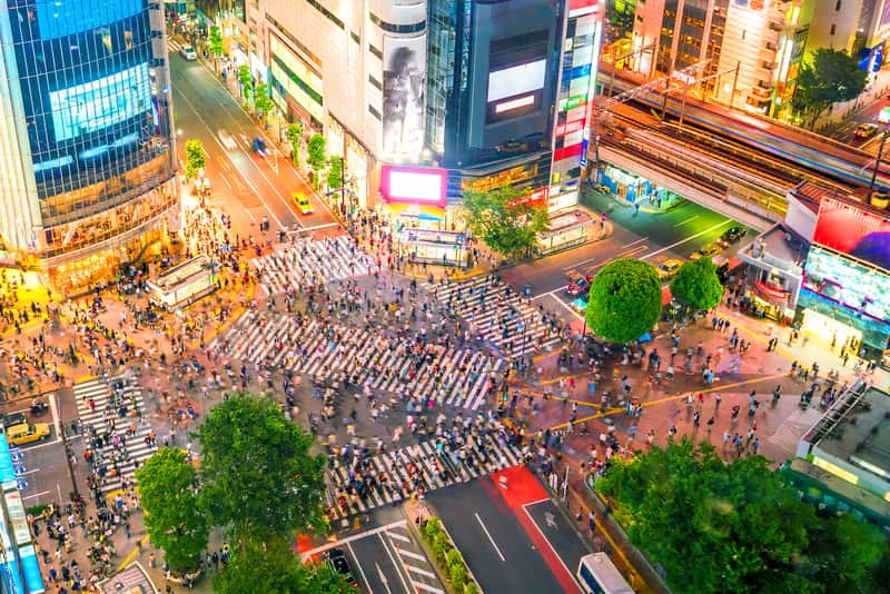 Tokyo und Seoul Live - Stadtpanorama von Tokyo